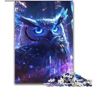 Puzzle 2000 pièces pour Adultes et Adolescents Cosmic Owl, Jeu Stimulant et Jeu Familial, Cadeaux du Père Noël Secret 70x100cm