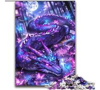 Puzzle 2000 pièces pour Adultes et Adolescents Dragon mystérieux Jouets éducatifs Jeux de Famille Cadeaux pour Amis et Famille 70x100cm