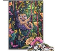 Puzzle 2000 pièces pour Adultes et Adolescents Gibbon de la forêt Tropicale, à partir de 14 Ans Superbe Jeu de Conception Superbe Jeu de Conception Superbe Cadeau 70x100cm