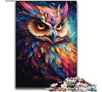 Puzzle 2000 pièces pour Adultes et Adolescents, Hibou coloré, Jouets éducatifs, Jeux de Famille, Cadeaux pour Amis et Famille, 70x100cm