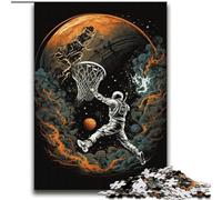Puzzle 2000 pièces pour Adultes et Adolescents, Jeu de Football Astronaute, Chaque pièce est Unique - Jeu Familial Stimulant et Amusant 70x100cm