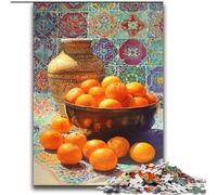 Puzzle 2000 pièces pour Adultes et Adolescents, Jeu d'oranges aquarelles, Chaque pièce est Unique - Jeu Familial Stimulant et Amusant 70x100cm