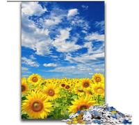 Puzzle 2000 pièces pour Adultes et Adolescents Jeu éducatif Familial Tournesol pour Toute la Famille 14 Ans et Plus 70x100cm