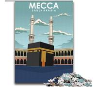 Puzzle 2000 pièces pour Adultes et Adolescents, La Mecque, Arabie Saoudite, Anti-Stress, pièces entièrement emboîtables de Formes aléatoires, pour Les Enfants de 14 Ans et Plus, 70x100cm