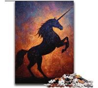 Puzzle 2000 pièces pour Adultes et Adolescents Licorne mystérieuse Jeu Stimulant et Jeu en Famille Une œuvre d'art pour Les 14 Ans 70x100cm