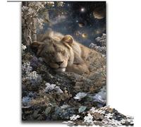 Puzzle 2000 pièces pour Adultes et Adolescents Lion endormi Jeu Stimulant et Jeu en Famille Une œuvre d'art pour Les 14 Ans 70x100cm