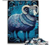 Puzzle 2000 pièces pour Adultes et Adolescents, Motif chèvre colorée et Fantastique, Jeux éducatifs, décoration d'intérieur, Cadeau d'anniversaire, Cadeaux pour Les 14 Ans et Plus, 70x100cm