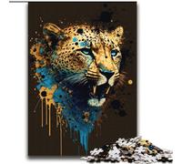 Puzzle 2000 pièces pour Adultes et Adolescents, Motif léopard, Jeux éducatifs, décoration d'intérieur, Cadeau d'anniversaire, Cadeaux pour Les 14 Ans et Plus, 70x100cm