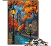 Puzzle 2000 pièces pour Adultes et Adolescents, Paysage Urbain d'automne, Jeu éducatif Familial, idéal comme Cadeau pour Toute la Famille 14 Ans et Plus, 70x100cm