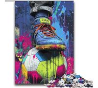Puzzle 2000 pièces pour Adultes et Adolescents, Peinture à l'huile de Football, Jeu éducatif Familial, idéal comme Cadeau pour Toute la Famille 14 Ans et Plus, 70x100cm