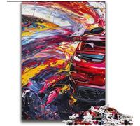 Puzzle 2000 pièces pour Adultes et Adolescents Peinture à l'huile de Voiture de Sport Jeu Stimulant et Jeu en Famille Une œuvre d'art pour Les 14 Ans 70x100cm