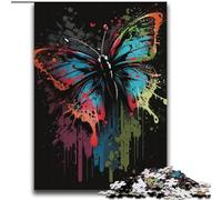 Puzzle 2000 pièces pour Adultes et Adolescents Peinture de Papillons Entraînez Votre Cerveau et Vos Mains Cadeaux pour Amis et Famille 70x100cm