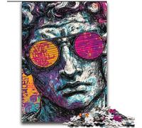 Puzzle 2000 pièces pour Adultes et Adolescents Pop-Art Statue de David de Michel-Ange Jeux éducatifs Décoration de la Maison Cadeau d'anniversaire, Cadeaux pour 14 Ans et Plus 70x100cm