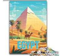 Puzzle 2000 pièces pour Adultes et Adolescents, Pyramides d'Égypte, Voyage, Jouets éducatifs, Anti-Stress, Interaction Parent-Enfant, 70x100cm