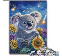 Puzzle 2000 pièces pour Adultes et Adolescents Tournesol Koala Difficile à compléter, mais Amusant et Humoristique Cadeau d'anniversaire et Cadeau Unique 70x100cm