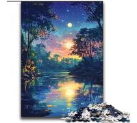 Puzzle 2000 pièces pour Adultes et Adolescents, Vue Nocturne, Jeu Familial, Anti-Stress, défi Difficile, Cadeaux du Père Noël Secret, 70x100cm