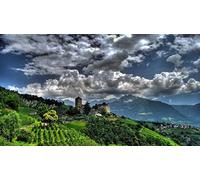 Puzzle 2000 pièces pour Adultes et Enfants Paysage Tyrol du Sud Italie Jeux de décompression éducatifs Puzzle de Loisirs Puzzles de Paysage Jouets 70x100CM