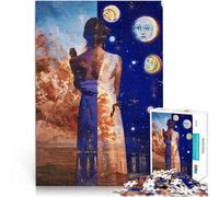 Puzzle 2000 pièces pour Adultes Femme Entre Les Mondes Art de la Renaissance Défi Difficile Une œuvre d'art 70x100cm
