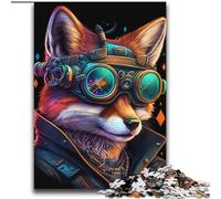 Puzzle 2000 pièces pour Adultes Fox Learning Jouets éducatifs Jeux familiaux Renforcer l'amour Entre Couples 70x100cm