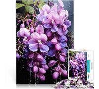 Puzzle 2000 pièces pour Adultes Gouttes de Pluie de glycine Jouet éducatif d'apprentissage Anniversaire et Cadeaux Uniques 70x100cm
