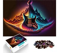 Puzzle 2000 pièces pour Adultes Guitare Jouets addictifs pour Le défi de l'intelligence cérébrale Décoration Parfaite 70x100cm