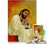 Puzzle 2000 pièces pour Adultes Jésus originel en pensées Jouets de Jeu pour Cadeau Familial décoration Murale 70x100cm