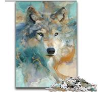 Puzzle 2000 pièces pour Adultes, Jeu d'art Animalier et Loup, Chaque pièce est Unique - Jeu Familial Stimulant et Amusant 70x100cm