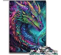Puzzle 2000 pièces pour Adultes Jeu de Dragon mystérieux Jouets Chaque pièce est Unique - Jeu Familial Stimulant et Amusant 70x100cm