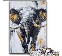 Puzzle 2000 pièces pour Adultes, Jeu de Taureau Noir et Or, Chaque pièce est Unique - Jeu Familial Stimulant et Amusant 70x100cm