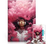 Puzzle 2000 pièces pour Adultes Le Bonheur du Bruit Rose Réduction du Stress intéressante Anniversaire et Cadeaux Uniques 70x100cm