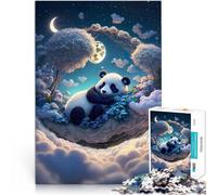 Puzzle 2000 pièces pour Adultes Le Panda Mystique Jouets éducatifs d'apprentissage Chaque pièce est Unique - Jeu Familial Stimulant et Amusant 70x100cm
