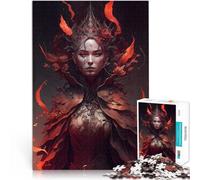 Puzzle 2000 pièces pour Adultes Lilith la Reine des démons Jeu Familial Anti-Stress Défi Difficile Œuvre d'art 70x100cm