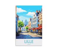 Puzzle 2000 pièces pour Adultes, Lille, France. Puzzle Familial de 2000 pièces pour Adultes, 100 x 70 cm.