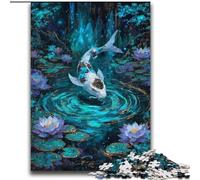 Puzzle 2000 pièces pour Adultes Magic Koi, Jouet éducatif et décompressant, idéal comme Cadeau, 70x100cm