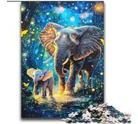 Puzzle 2000 pièces pour Adultes Papillon Éléphant Difficile Cadeaux pour Les Amis et la Famille Convient pour Et 14 70x100cm