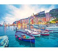 Puzzle 2000 pièces pour Adultes - Paysage du Nord-Ouest de l'Italie - Voyagez avec Le Puzzle 2000 pièces avec Affiche - Activité Amusante en Famille et Entre Amis 70x100CM