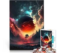 Puzzle 2000 pièces pour Adultes Paysage Fantastique Jouets de Divertissement Familial avec Affiche et Feuille de Questions correspondantes 70x100cm