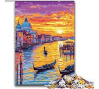 Puzzle 2000 pièces pour Adultes, Peinture à l'huile de Venise, Jeu de réflexion, décoration Murale, Cadeaux d'anniversaire et de Noël Uniques, 70x100cm