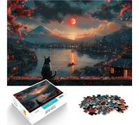 Puzzle 2000 pièces pour Adultes Peinture de Guerrier samouraï Réduction du Stress intéressante Œuvre d'art 70x100cm