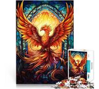 Puzzle 2000 pièces pour Adultes Phénix Abstrait et coloré Jouet éducatif intellectuel décompressant Super Cadeau 70x100cm