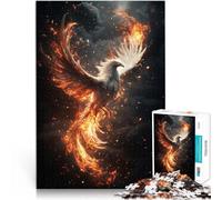 Puzzle 2000 pièces pour Adultes Phénix en Flammes pour Le Jeu éducatif Challenge Toy Liste de souhaits avec Le Père Noël 70x100cm