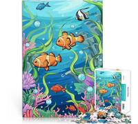 Puzzle 2000 pièces pour Adultes Poisson Nemo sous-Marin Jouets de Divertissement Familial Décoration d'intérieur 70x100cm