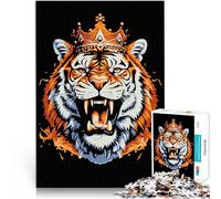 Puzzle 2000 pièces pour Adultes Pop Art du Roi Tigre Jeux éducatifs Décoration d'intérieur Décoration d'intérieur 70x100cm