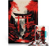 Puzzle 2000 pièces pour Adultes Porte Torii 2 Jouets éducatifs et d'apprentissage Jeux familiaux Cadeau Amusant 70x100cm