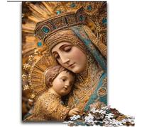 Puzzle 2000 pièces pour Adultes Portrait de Marie la Mère Jouets éducatifs d'apprentissage Jeux familiaux Renforcer l'amour Entre Les Couples 70x100cm