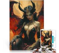 Puzzle 2000 pièces pour Adultes Reine de l'enfer Réduction du Stress intéressante avec des pièces de Formes aléatoires entièrement imbriquées 70x100cm