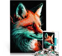 Puzzle 2000 pièces pour Adultes Renard Jouets addictifs pour Le défi de l'intelligence cérébrale Une œuvre d'art 70x100cm