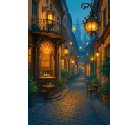 Puzzle 2000 Pièces pour Adultes Rues Ville 100 x 70 cm Puzzles Classiques Jeux éducatif Défi Jouets Puzzle Difficile et Stimulant - Parfait pour Les Amateurs de Puzzles2000