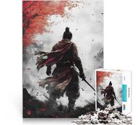 Puzzle 2000 pièces pour Adultes Sekiro Samouraï Jouets éducatifs d'apprentissage Décoration Murale, Cadeaux Uniques pour Anniversaire et Noël 70x100cm