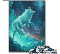 Puzzle 2000 pièces pour Adultes Spirit Wolf Family Game Stress Relief Difficult Challenge Convient aux Couples 70x100cm
